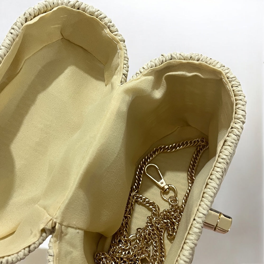 HASIR MİNİ SEPET ÇANTA BEJ